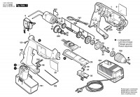 Bosch 0 601 933 327 Gbm 9,6 Vsp-3 Cordless Drill 9.6 V / Eu Spare Parts